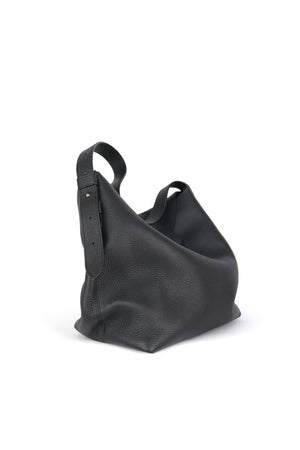 Longchamp Le Cadence Black Leather Shoulder Bag