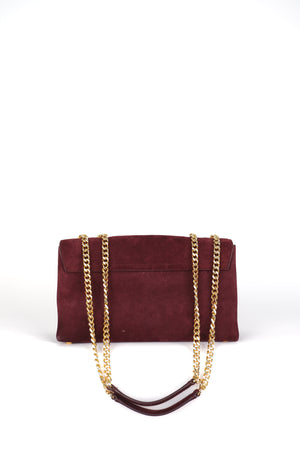 Veronica Beard Suede Wedge Shoulder Bag