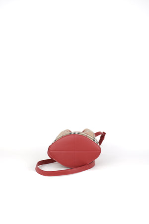 Burberry Mini Check Bucket Bag