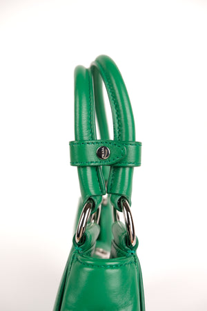 Prada Re-Edition 2002 Moon Bag Nappa Padded Leather In Mango Green
