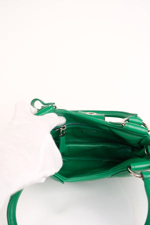 Prada Re-Edition 2002 Moon Bag Nappa Padded Leather In Mango Green