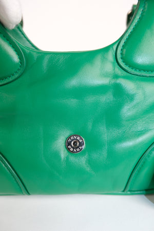 Prada Re-Edition 2002 Moon Bag Nappa Padded Leather In Mango Green